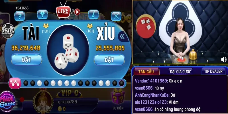 tài xỉu live